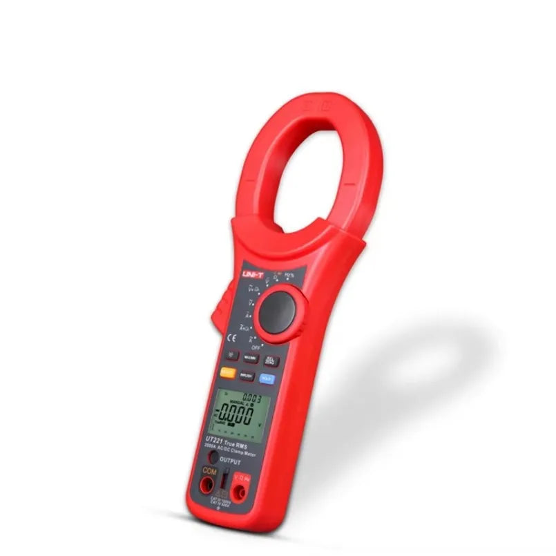 UNI-T UT221 Handheld AC DC 2000A Digital Clamp Meter True RMS Ammeter Resistor Frequency Diode Test Current Measuring Meter lexso