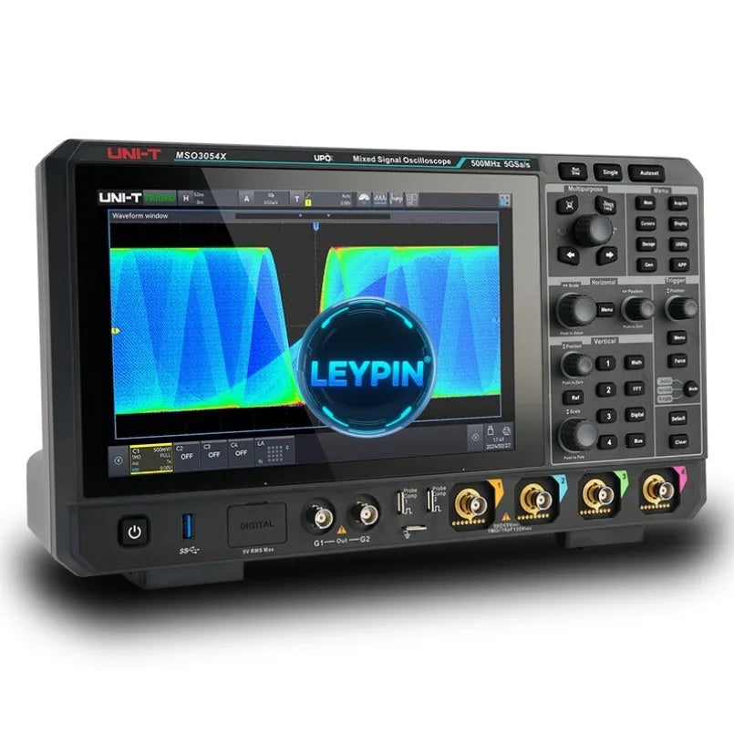UNI-T MSO3034X (4 Analog Channels / 350 MHz) - Mixed Signal Oscilloscope  MSO3054X 500MHz 5GSa/s 500Mpts 2000000wfms/s     lexso