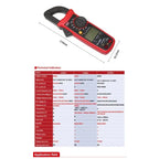 Unit-T Ut203+ Unit Ac Dc Clamp True Rms Professional Mobile Phone Maintenance Capacitor Frequency Mini Clamp 4000 Counts lexso