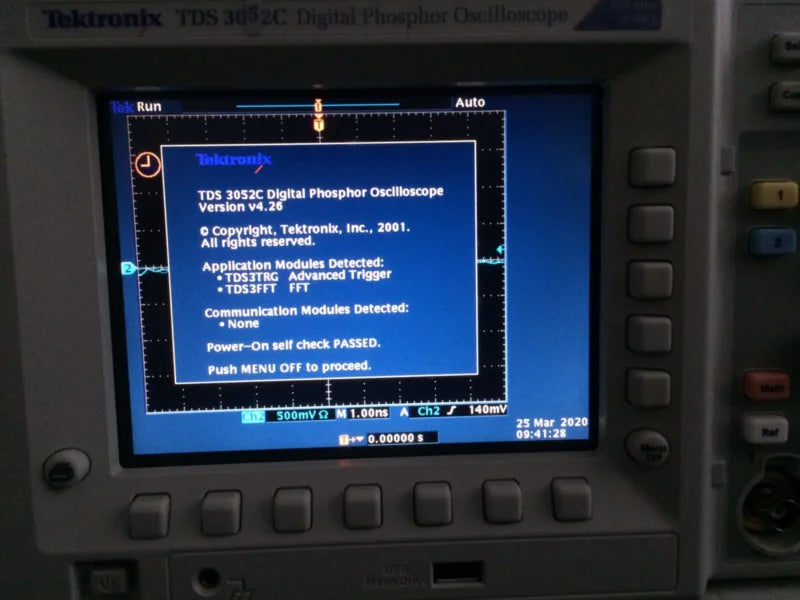 Low 1200 Hours Tektronix TDS 3052C Digital Oscilloscope 500MHz 2CH ($20100 New)   ytdi