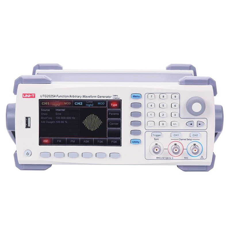 UNI-T UTG2025A Function/Arbitrary Waveform Generator 125MS/s 2 Channel Sample Rate 125MS/s 14bits