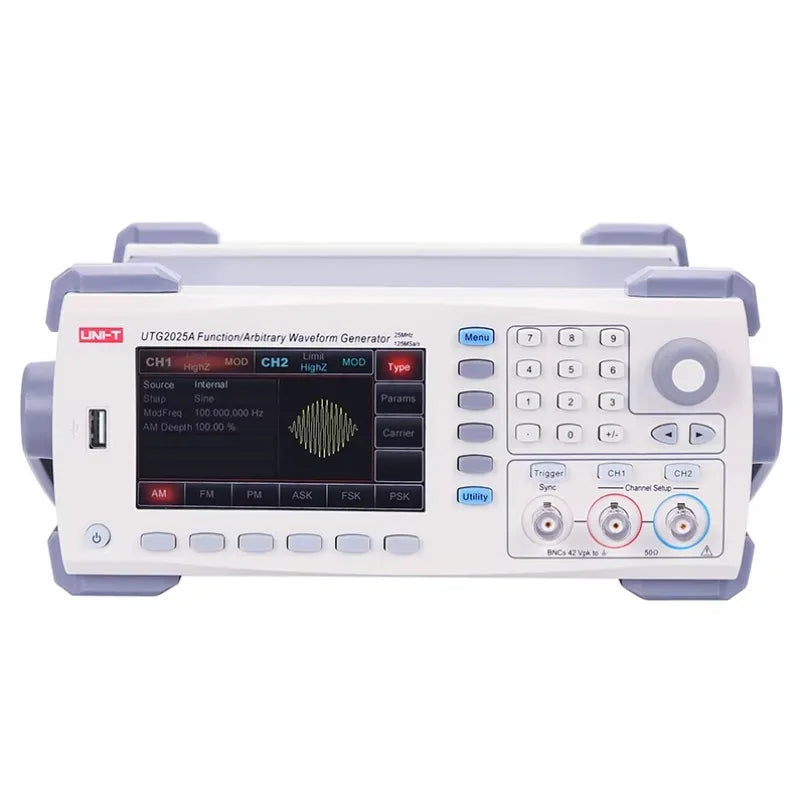 Unit-T Utg2025A Professional Function/Arbitrary Waveform Generator 25Mhz Dual Channel Arbitrary Waveform Memory Signal Generator lexso