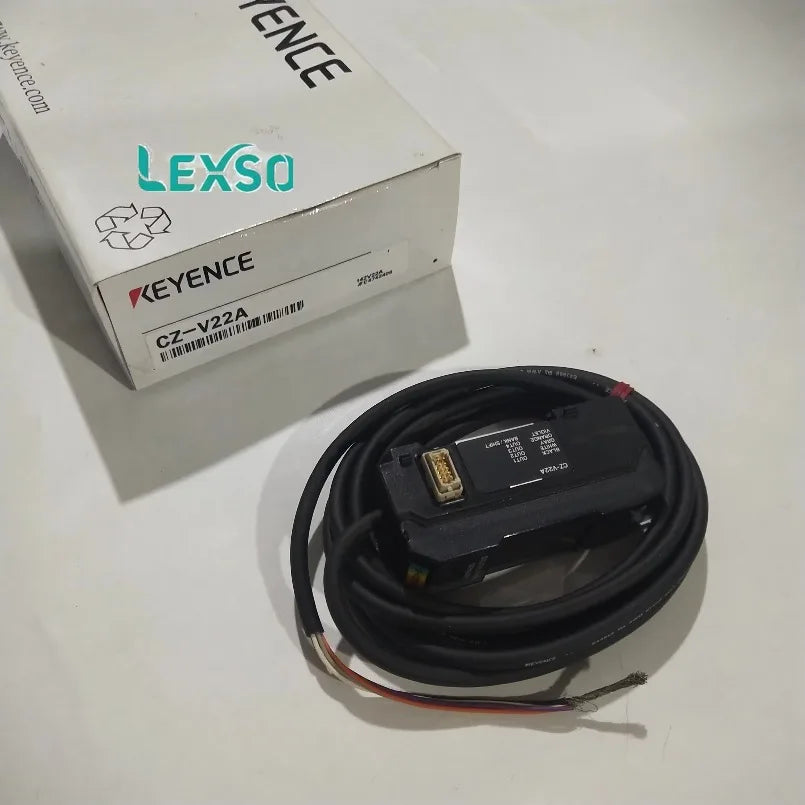 KEYENCE CZ- V22A RGB Digital Fiber Optic Sensor Amplifier for High Speed Color Mark Detection lexso