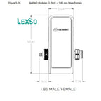 Keysight N4694D Electronic Calibration Module (ecal) 67 GHz 1.85 mm 2-Port High-End Electronic Measuring Instrument lexso