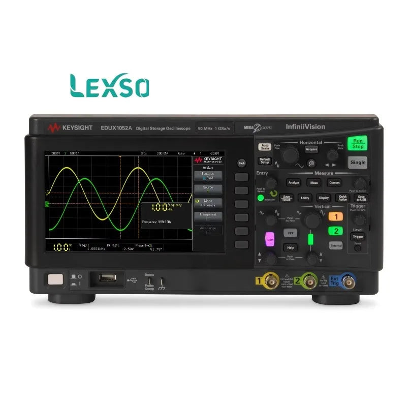 Keysight EDUX1052A Oscilloscope: 50 MHz, 2 Analog Channels lexso