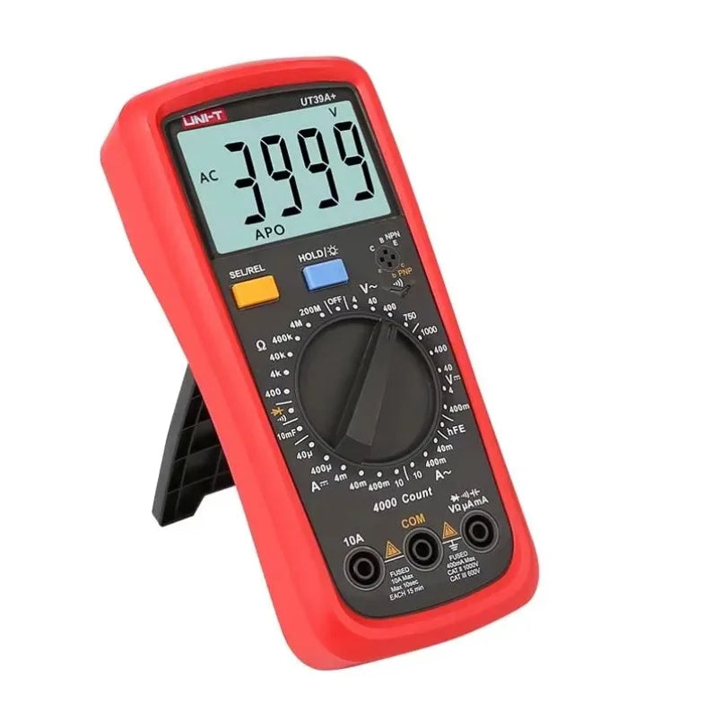UNI-T UT39C+ DC Voltmeter Current 3999 Counting Multimeter Resistance Capacitance Tester Diode Tester Electrical Instrument lexso