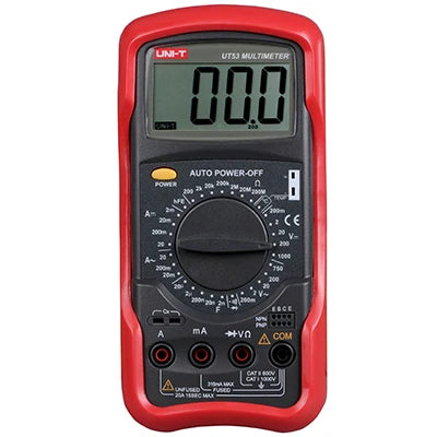 Uni-t UT53 Multimeter AC DC Voltage Testers Digital Capacitance Resistance Multimeter Temperature Meter Auto Power Off Sale lexso