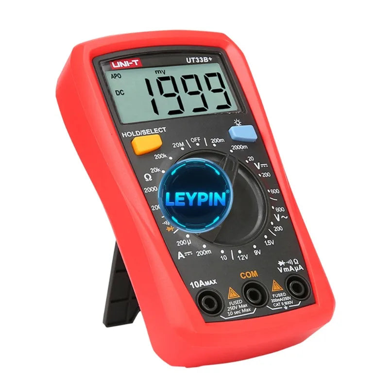 UNI-T UT33B+ Digital Multimeter LCD AC DC Voltage 600V Handheld Resistance Tester Non Contact Ammeter  lexso