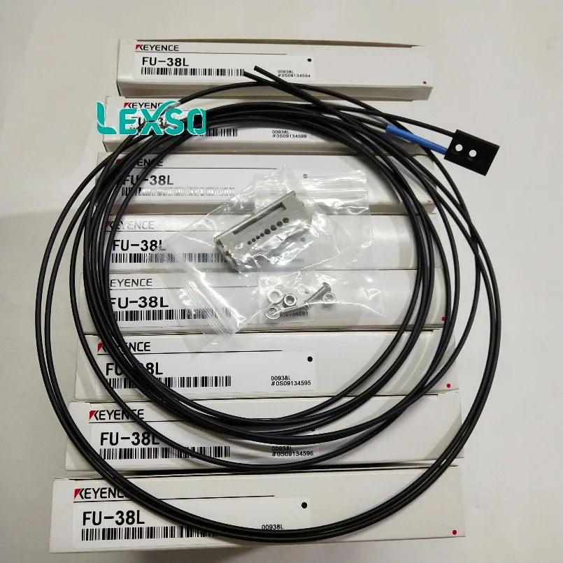 New in Box KEYENCE Fiber Sensor FU-38L Fiber Unit Reflective Fiber Optic Sensor lexso