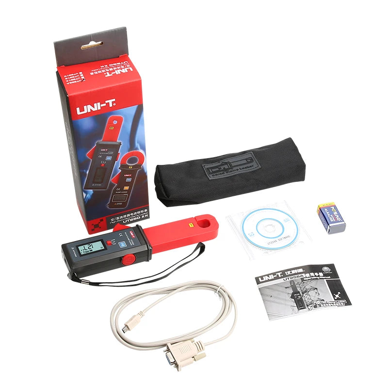 Unit-T Ut258A Clamp Meter Portable Digital AC DC Clamp Meter Electronic Repair Test Leakage Ammeter Multifunctional Meter lexso