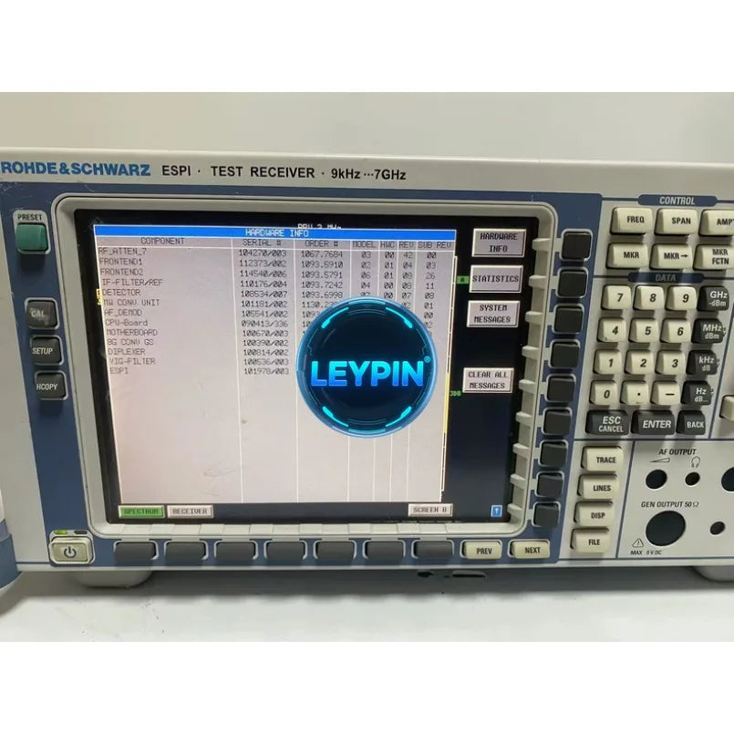R&S Rohde & Schwar ESPI7 EMI Test Receiver Spectrum Analyzer 9kHz-7GHz    lexso