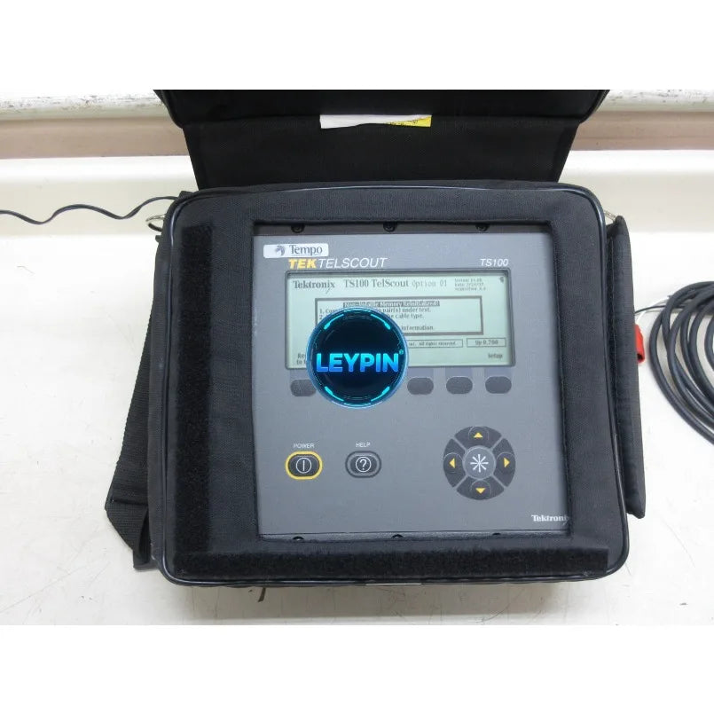 Tempo / Tektronix TS100 TelScout Cable Fault Tester w/ Case & Leads Used    ytdi