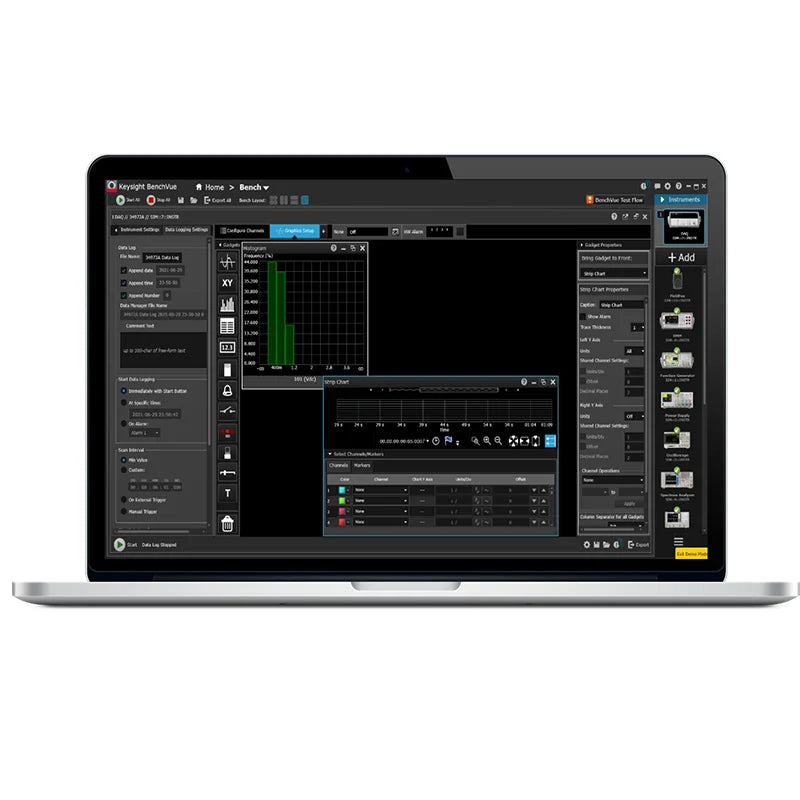 Keysight 34980A Multifunction Switch / Measure Unit: Slots/Modules, 8 / 21; Max BW, 45 MHz; Max Scanning Speed: 1,000 ch/sec