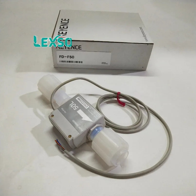 KEYENCE FD-F50 Clamp-on Gas Flow Sensor High Precision Non-contact for Industrial Pneumatic System Monitoring lexso