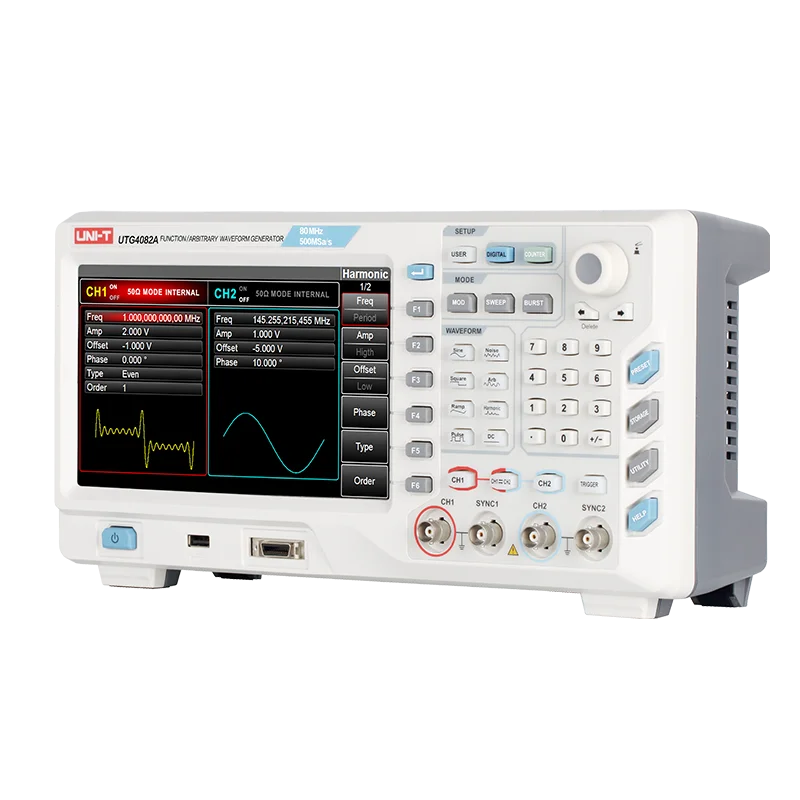 UTG4202A 200MHz 500MSa/s 16bits 2 Channel Function Generator Arbitrary Waveform Generator lexso