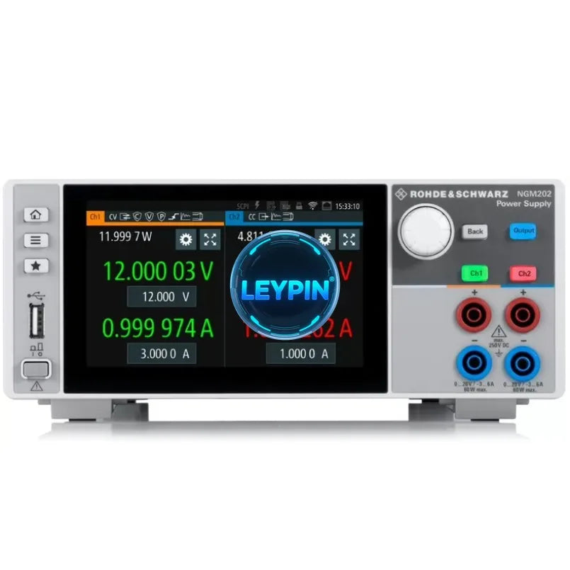 Rohde&Schwarz NGM201 Measures the Maximum Output Power of the Power Supply 60 W    lexso