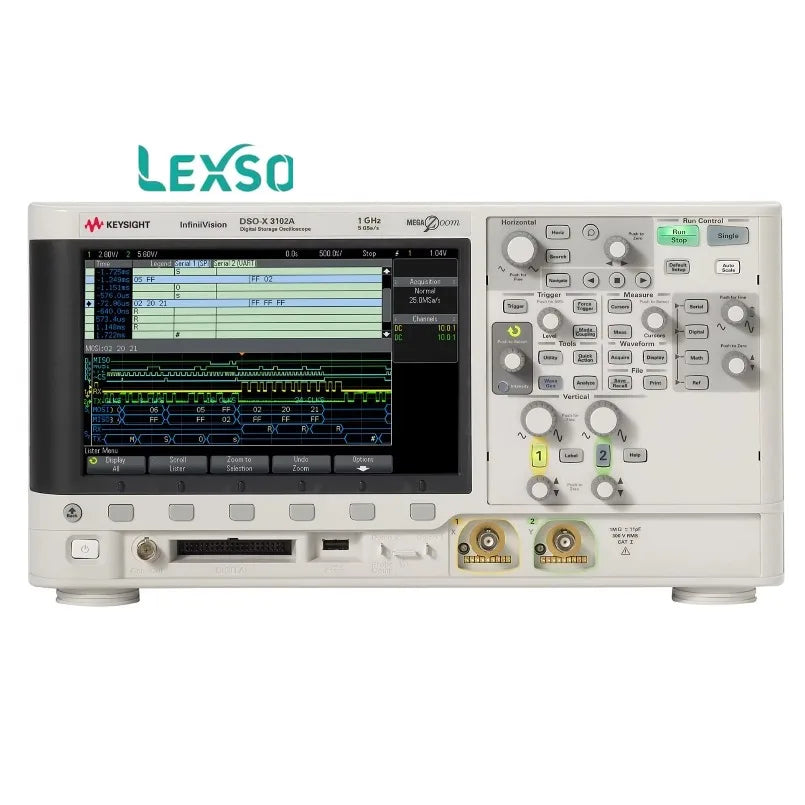 Keysight DSOX3102A Oscilloscope: 1 GHz, 2 Analog Channels lexso