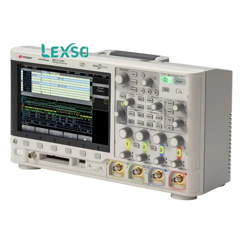 Keysight MSOX3104A Mixed Signal Oscilloscope: 1 GHz, 4 Analog and 16 Digital Channels lexso