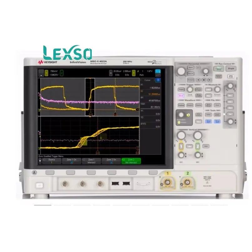 KEYSIGHT MSOX4022A Mixed Signal Oscilloscope: 200 MHz, 2 Analog Plus 16 Digital Channels lexso