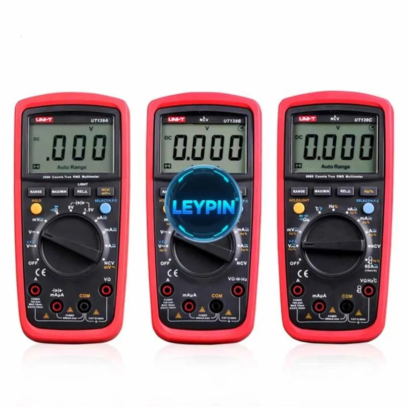 Digital Multimeter UNI-T UT139A True RMS Auto / Manual Range AC DC Voltmeter Ammeter Ohmmeter Capacitance   lexso