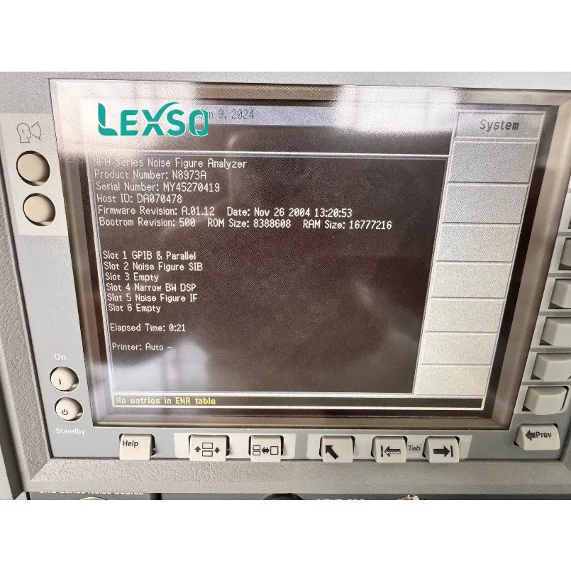 KeysightAgilent N8973A Noise Figure Analyzer 10 MHz to 3 GHz       ytdi