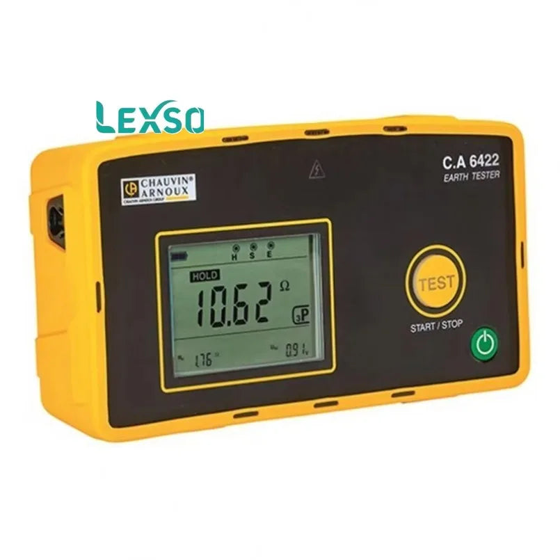 Chauvin Arnoux Ca6422 3P + 2P Earth Tester for Intensive use 2P Resistance Measurement up to 50 k  / 3P Earth up to 2 k lexso