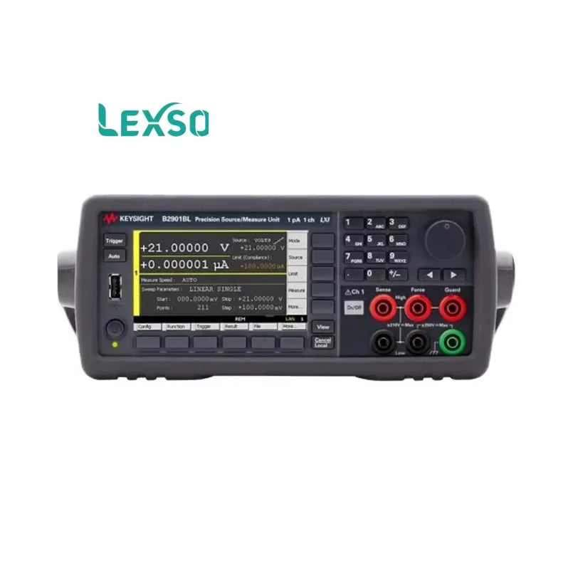 Keysight B2910BL Precision Source/Measure Unit, 1 Ch, 10FA Resolution, 210V, 1.5a lexso