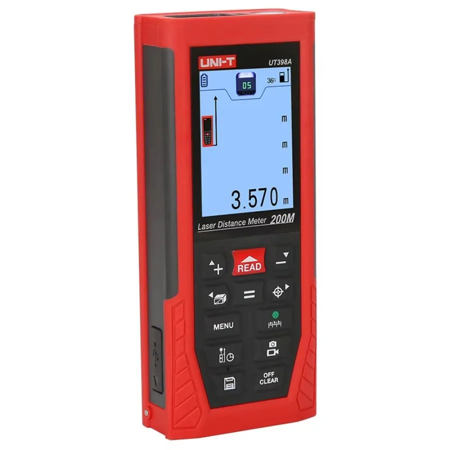 UNI-T UT398A Professional 200m Laser Distance Meters Lofting Test Levelling Instrument Multifunctional Laser Rangefinder    ytdi
