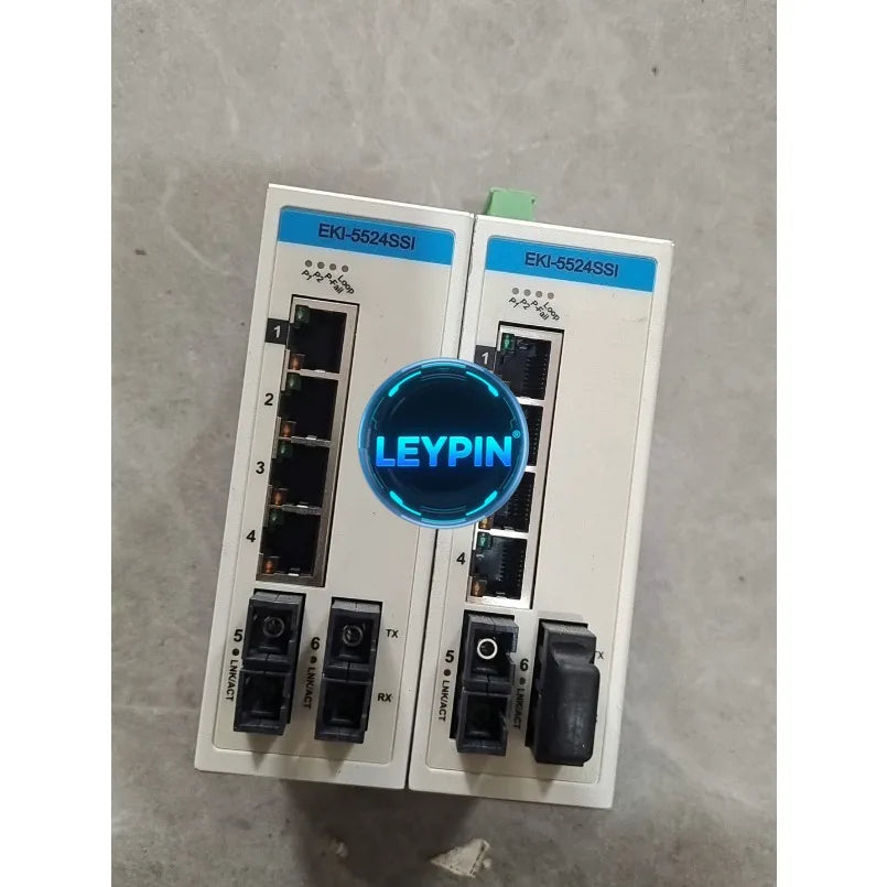 Advantech EKI-5524SSI Industrial Ethernet Switch Equipped with 4 Electrical Ports + 2 Optical Ports Network Switch   ytdi