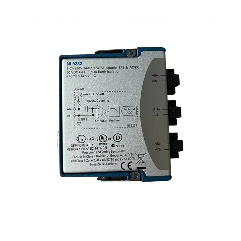 NI-9230 NI-9232 C-Series Sound and Vibration Input Module 3 Channels lexso