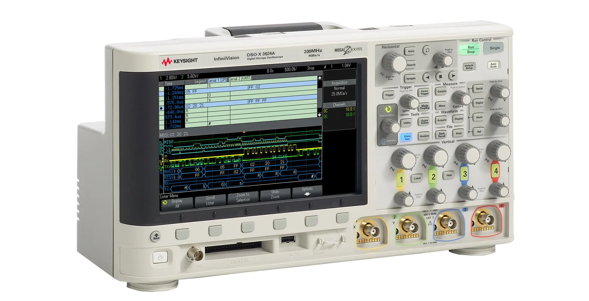 TTLTES Keysight DSOX3024A 200 MHz Oscilloscope with 4 Channels