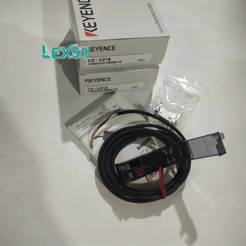 KEYENCE CZ - V21A RGB Digital Fiber Optic Sensor Amplifier for High Speed Color Mark Detection lexso