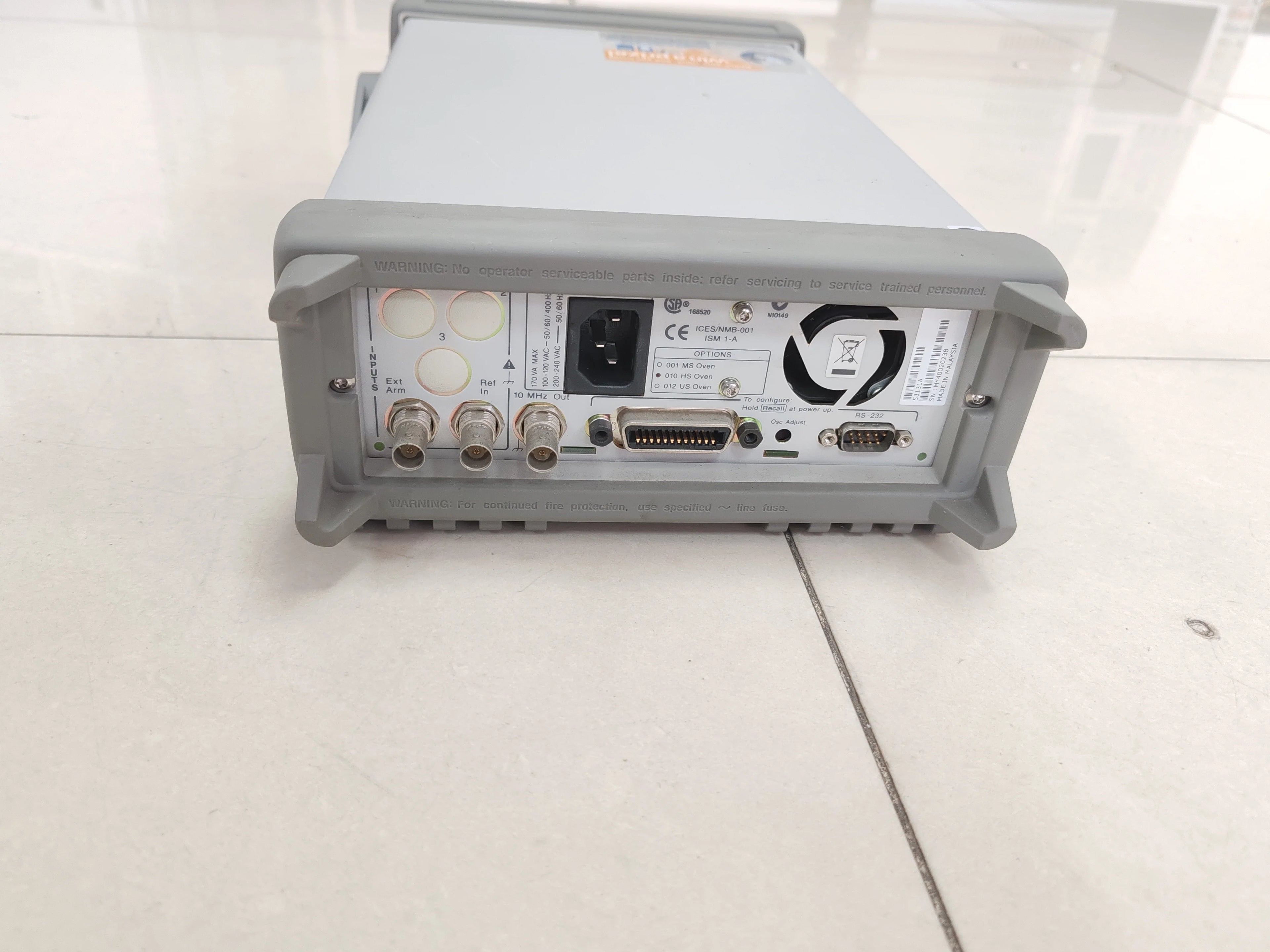 Keysight (Agilent) 53131A 225 MHz Universal Frequency Counter/Timer