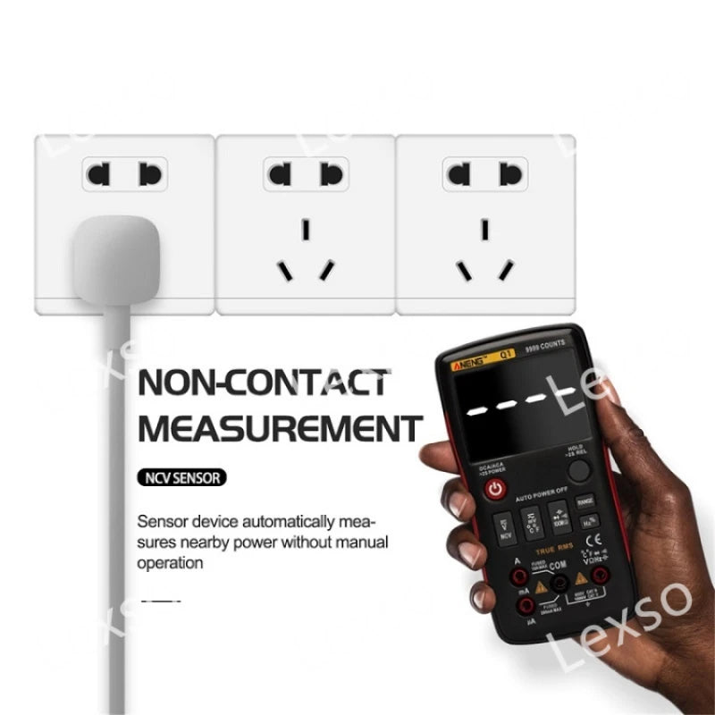 Q1 Digital Multimeter 9999 Analog Tester REAL RMS Professional Multi-Metro DIY Transistor Capacitor NCV Tester Lcr Meter    ytdi