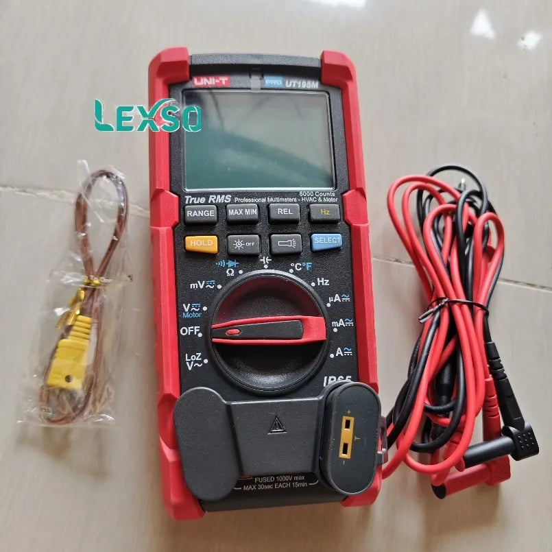 UNI-T  Digital  UT195M UT195DS 750V AC DC Voltage True RMS Electrician Tester Frequency ytdi