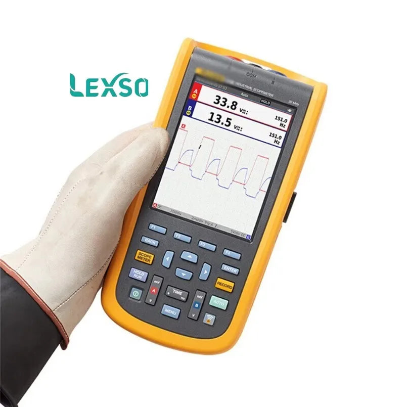 124B Industrial for Handheld Electrical Instrument 40MHz 2 Channel True RMS Multimeter Recorder CAT IV 600V  lexso