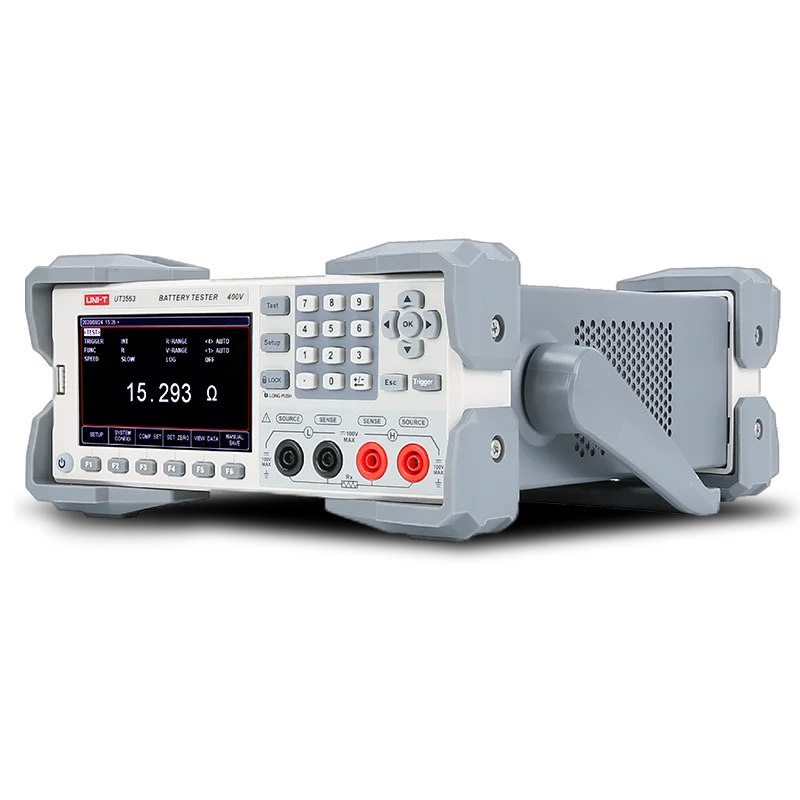 UNI-T UT3562 UT3563 High Precision Battery Internal Resistance Tester 0.01mV~100V/400V 0.1μΩ~3.2000kΩ Voltage Test Instrument