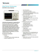 Tektronix MDO4024C Mixed Domain 1GHz Bandwidth 4 Analog Channel Oscilloscopes Probe Training System Price Contact Us   ytdi