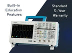 Tektronix TBS1102X 100 MHz 2 Channels 1 GS/s Sampling Rate Digital Storage Oscilloscope Probe   ytdi