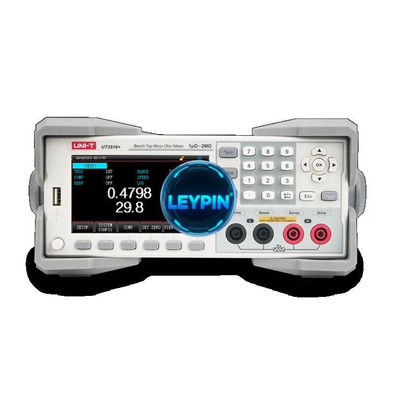 UNI-T UT3513+ UT3516+ for Test Instruments 100rdgs/s 4.3 TFT LCD DC Low Resistance Micro Ohmmeter     lexso