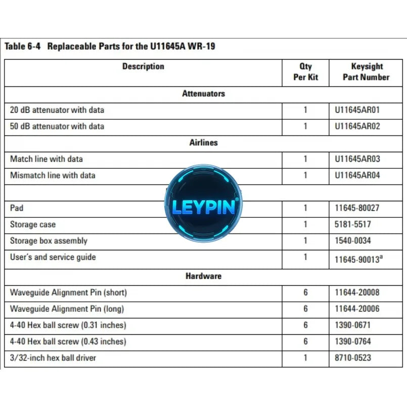 Keysight Q11645A Verification Kit, WR-22, 50 to 75 GHz ytdi