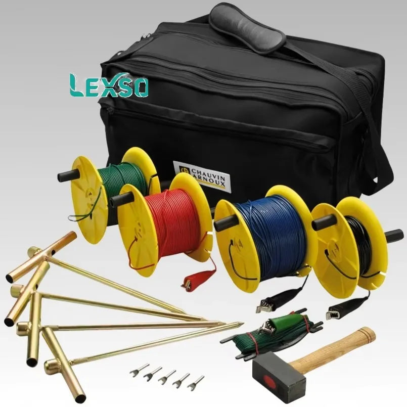 Chauvin Arnoux 6470N TERCA 3 Earth Tester Offering Soil Resistivity, Earth Coupling and Continuity Measurements CA6470N   lexso