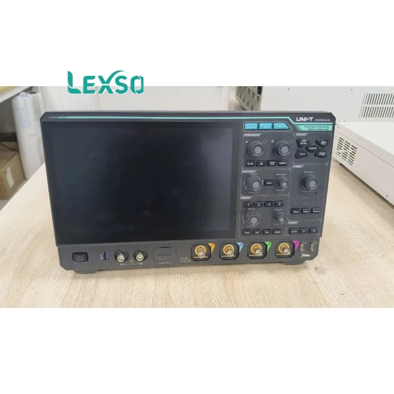 UNI-T MSO3034HD  350MHz, 4+16 Channel, 2.5 GSa/s, 12bit Mixed Signal Oscilloscope with 10.1 Inch Touch Screen Display lexso    ytdi