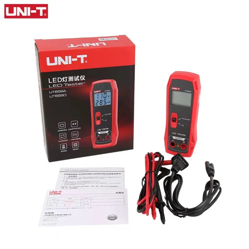 UNI-T UT659D LED Tester Supports Full Voltage 85V~265V 50Hz/60Hz Input LS    ytdi