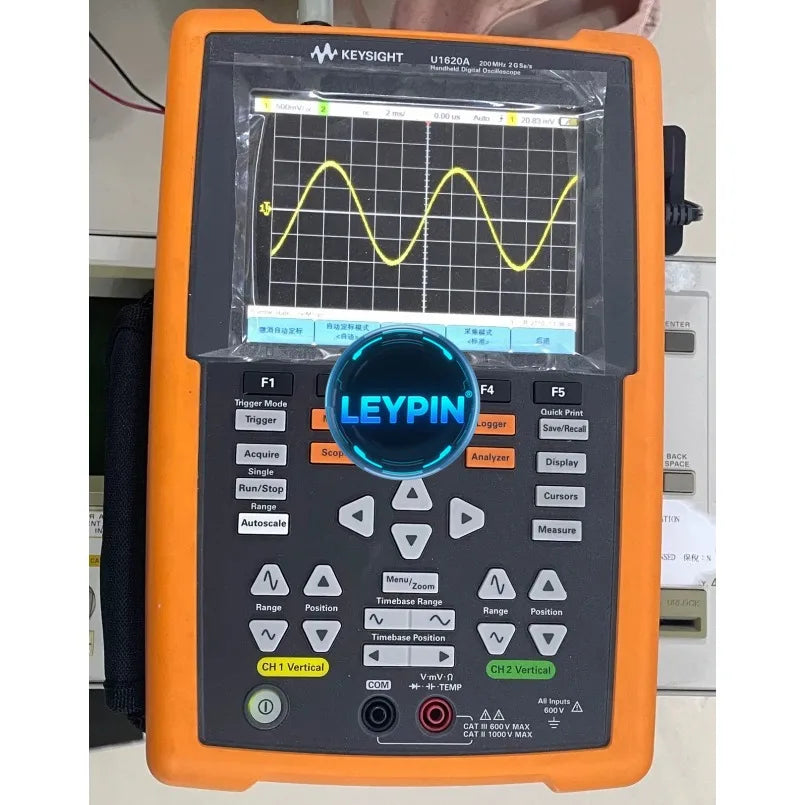 Keysight U1620A 200MHz Handheld Digital Oscilloscope with 100MHz Bandwidth Original Sampling Rateytdi    ytdi
