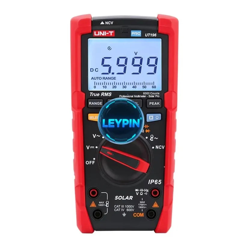 UNI-T UT196 True RMS Professional Multimeter 1500V AC DC Voltage Tester Capacimeter Resistance Frequency Meter     ytdi