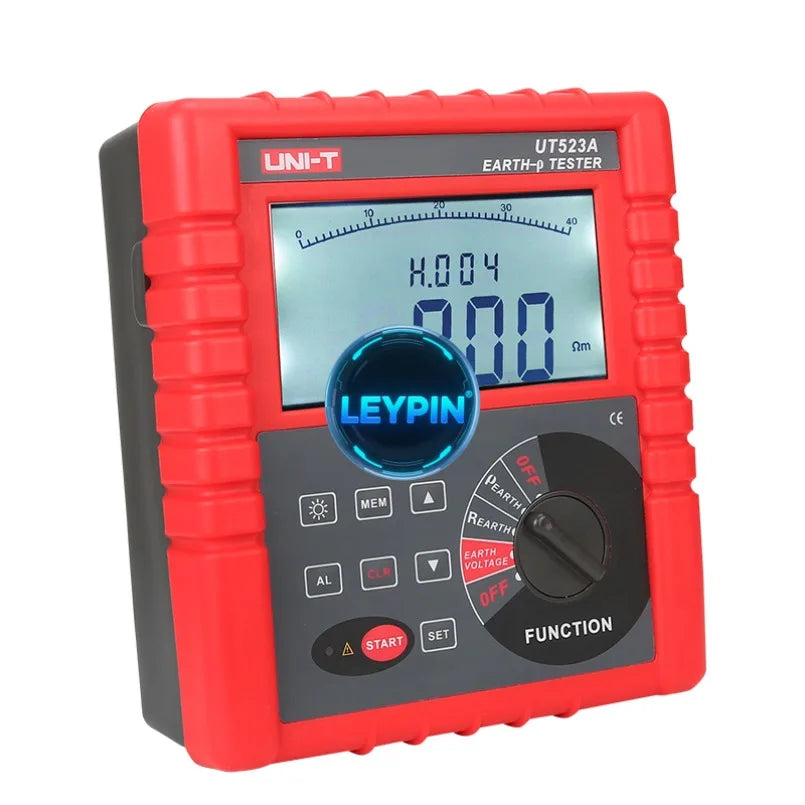 UNI-T UT523A High Precision and High Stability Intelligent Grounding Resistance Tester FFT/AFC Technology     lexso