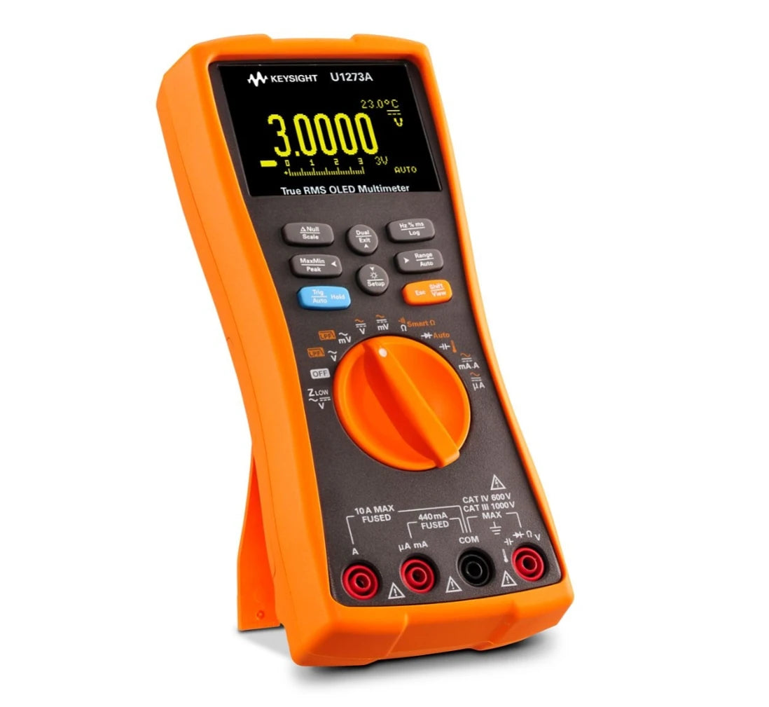 Keysight /Agilent U1273A Handheld Digital Multimeter, 4  Digit, IP54, OLED Display    ytdi