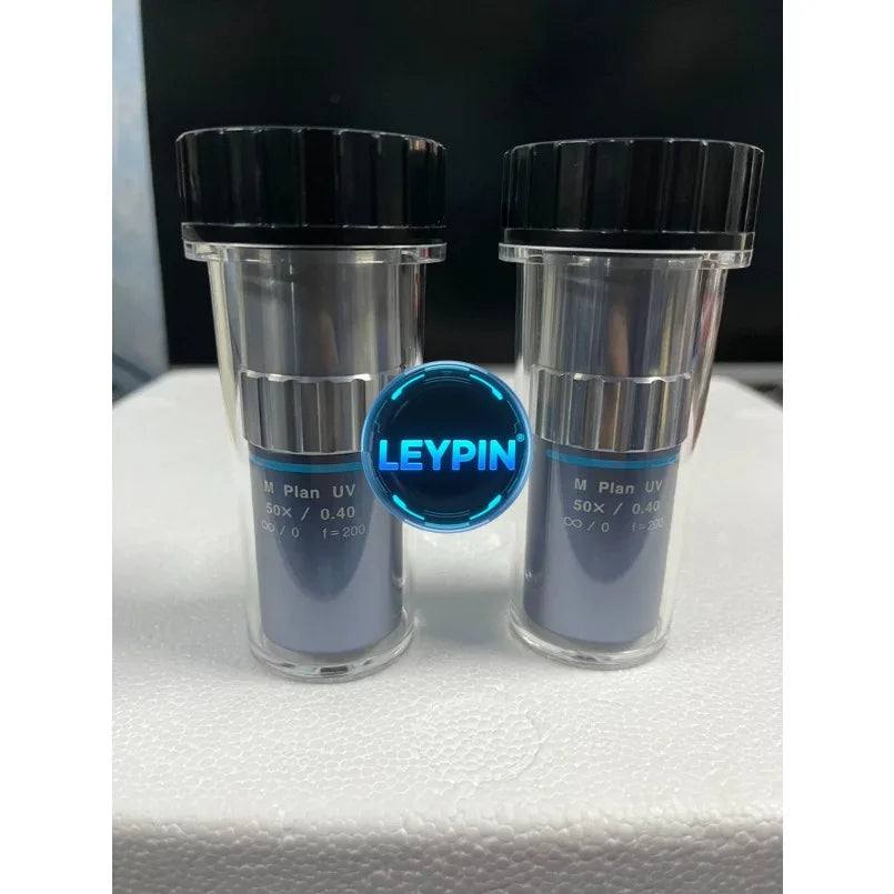 1PCS Mitutoyo M Plan UV 50X/0.40 Microscope Objective DHL Shipping   lexso