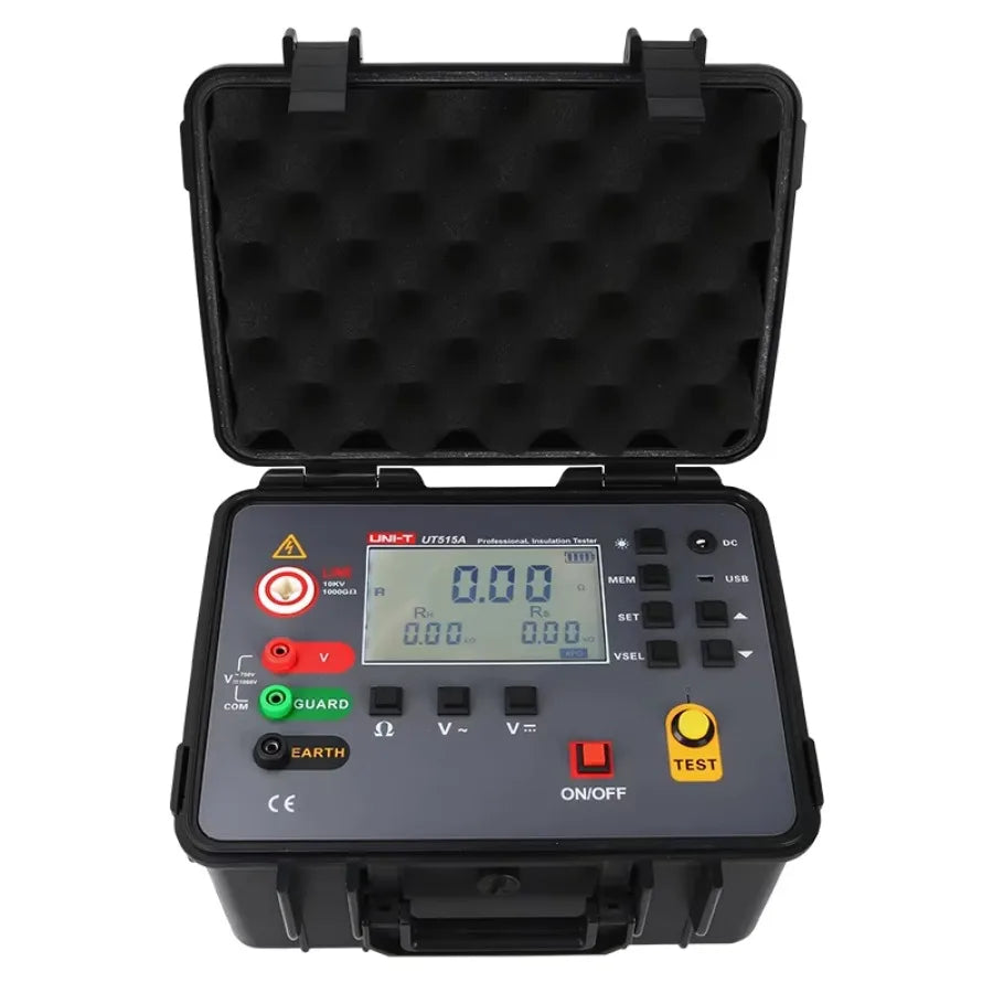 UNI-T UT515A Insulation Resistance Tester 10kV UT515B High Voltage Digital Insulation Resistance Meter with Data Storage LS    ytdi